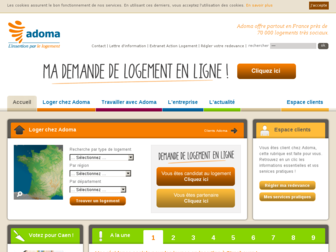 adoma.fr website preview