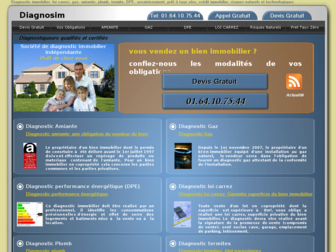 immobilier-diagnostics.fr website preview