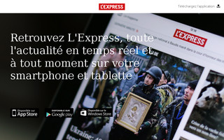 applications-mobile.lexpress.fr website preview