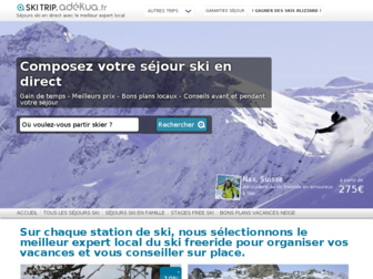 sejour-ski.voyages-adekua.fr website preview