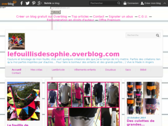 lefouillisdesophie.overblog.com website preview