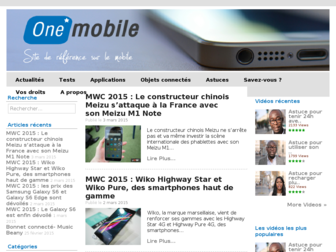 onemobile.fr website preview