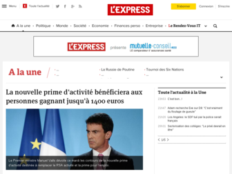 lexpress.fr website preview