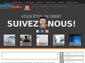 kulturegeek.fr website preview