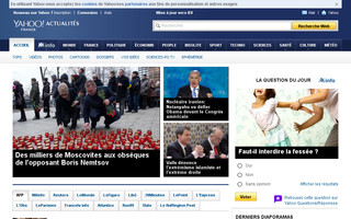 fr.news.yahoo.com website preview