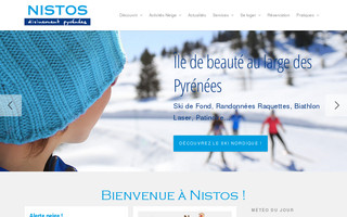 nistos-ski.fr website preview
