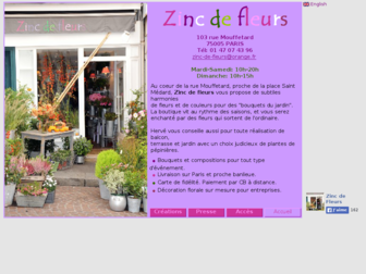 zinc-de-fleurs.com website preview
