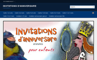 carte-invitation-anniversaire.fr website preview
