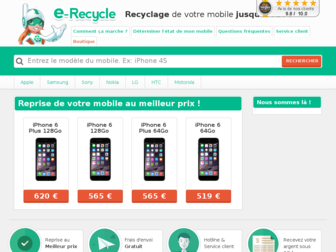 e-recycle.com website preview