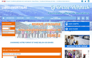 forfait-labresse.labellemontagne.com website preview