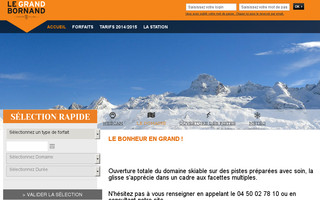 ski-legrandbornand.com website preview
