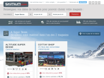 super-besse.skimium.fr website preview