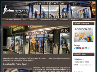 location-ski-flaine.com website preview