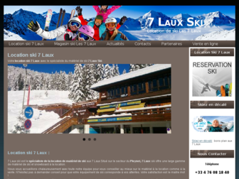 location-ski-7-laux-pleynet.fr website preview