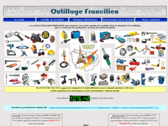 outillage-francilien.fr website preview