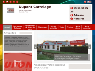 dupontcarrelage.com website preview