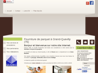 parquet-piederriere.fr website preview