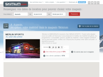 aussois.skimium.fr website preview