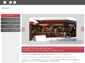 location-skiset-morillon.fr website preview
