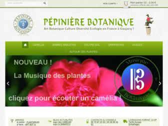 pepiniere-botanique.com website preview