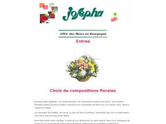 dijon.josepha-fleurs.fr website preview