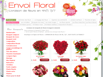 envoi-floral.com website preview