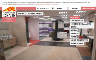 dente-carrelages.com website preview