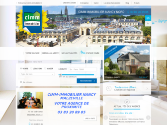 nancy-nord.cimm-immobilier.fr website preview