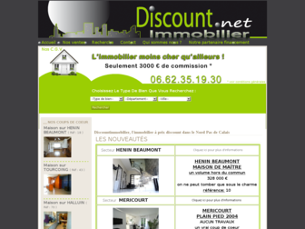 discountimmobilier.net website preview