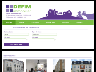 defim-immobilier.fr website preview