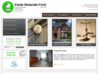 notaire-lille-foch.fr website preview