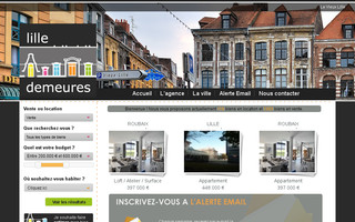 lille-demeures.fr website preview