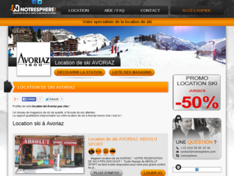 location-ski-avoriaz.notresphere.com website preview