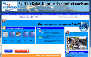 skiclub74.org website preview