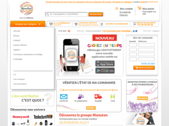 manutan.fr website preview