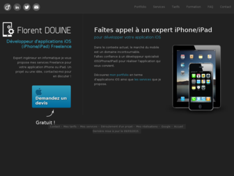florent.douine.fr website preview