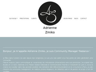 adrienne-zmiko.fr website preview