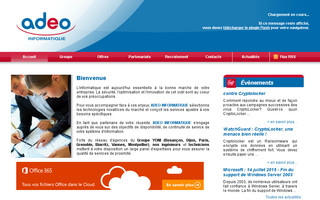 adeoinformatique.com website preview