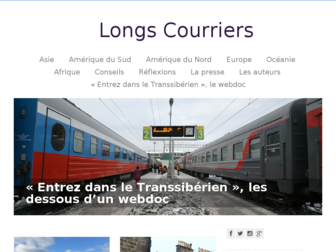 longscourriers.fr website preview