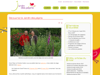 jardindespepins.fr website preview