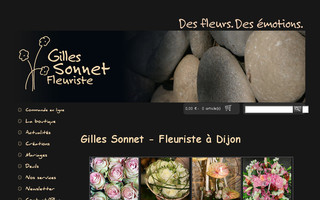 fleurs-sonnet.com website preview