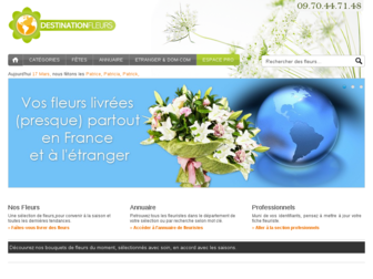 df-fleurs.com website preview