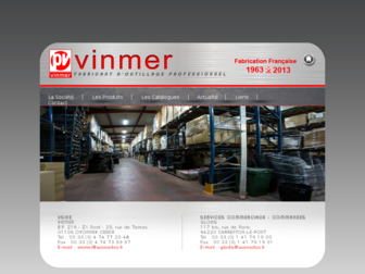 vinmer.fr website preview