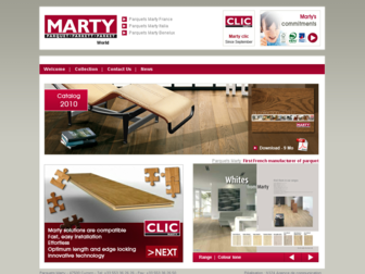 en.parquets-marty.com website preview