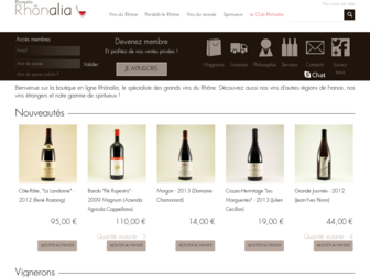 rhonalia.fr website preview