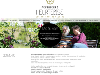 pepinieres-heurtebise.com website preview
