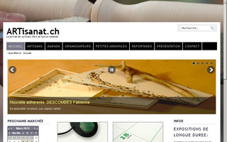 artisanat.ch website preview