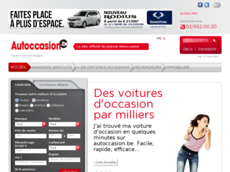 autoccasion.be website preview