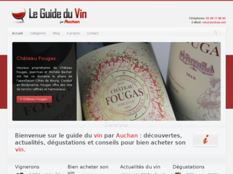 vin.auchan.fr website preview