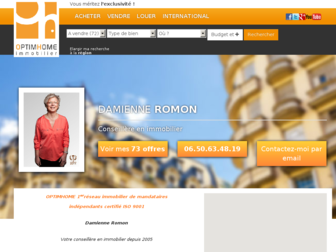 romon.optimhome.com website preview
